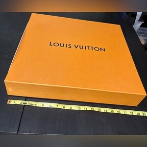 Louis Vuitton Authentic Handbag Box Empty 20 x 17.5 x 3.5 Inches